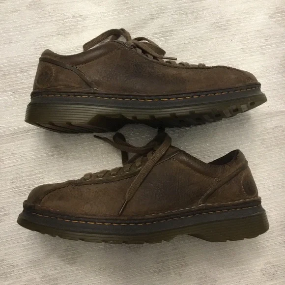 Dr. Martens Perry Oxford Leather Lace Up Shoes Size M8 W9 - Picture 10 of 13